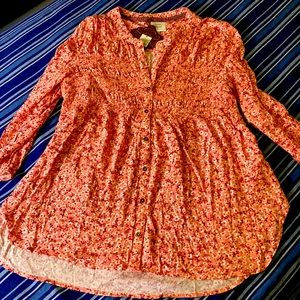 Long sleeve Knox Rose light weight flowing top